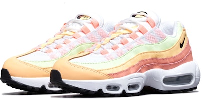 耐吉 Air Max 95 漸層蜜瓜 白橙 女款 低幫 跑步鞋 Lookbook 耐吉 Air Max 95 漸層蜜瓜 白橙 女款 低幫 跑步鞋