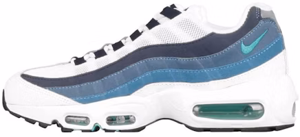 (Women) Nike Air Max 95 'New Green Indigo Blue' 307960-100 (Women) Nike Air Max 95 'New Green Indigo Blue' 307960-100