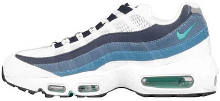 (Women) Nike Air Max 95 'New Green Indigo Blue' 307960-100 (Women) Nike Air Max 95 'New Green Indigo Blue' 307960-100
