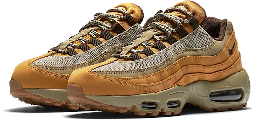 (W) Nike Air Max 95 'Wheat' Lelaki Wanita Kasut Sneakers Edisi Istimewa 880303-700 Lookbook (W) Nike Air Max 95 'Wheat' Lelaki Wanita Kasut Sneakers Edisi Istimewa 880303-700