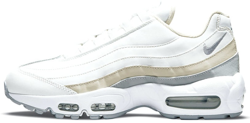 (Women) Nike Air Max 95 'White Beige Grey' DA8731-100 Buy (Women) Nike Air Max 95 'White Beige Grey' DA8731-100