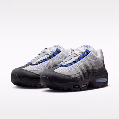 (W) Nike Air Max 95 Big Bubble Zwart/Wit/Middelgrijs/Oud Koningsblauw HJ5996-006 Details for (W) Nike Air Max 95 Big Bubble Zwart/Wit/Middelgrijs/Oud Koningsblauw HJ5996-006