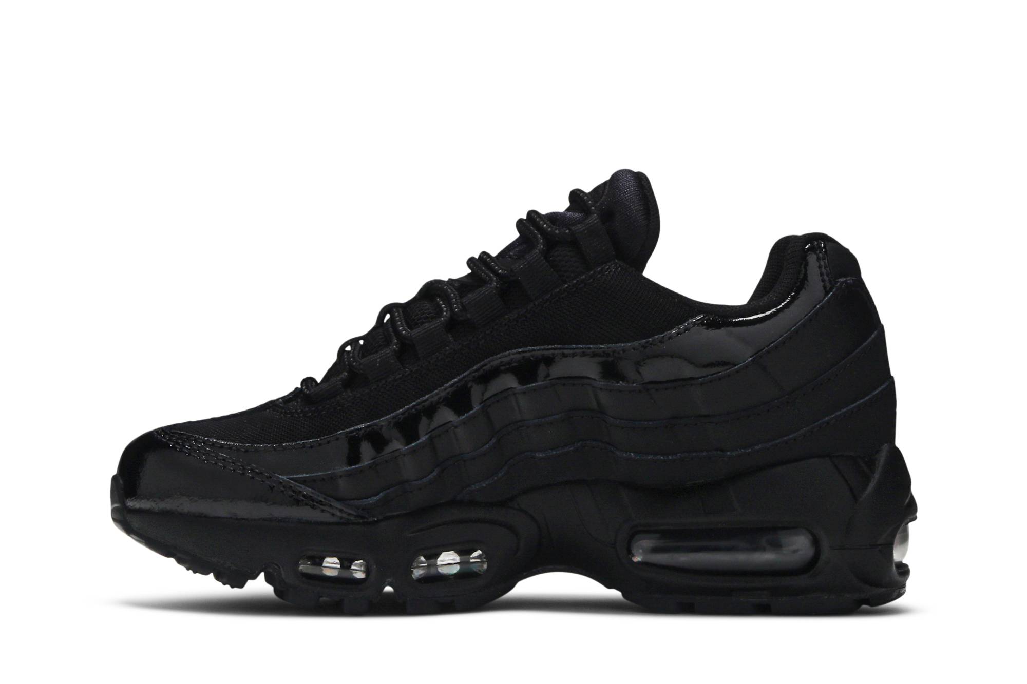 Women's all black air max 95 new arrivals
