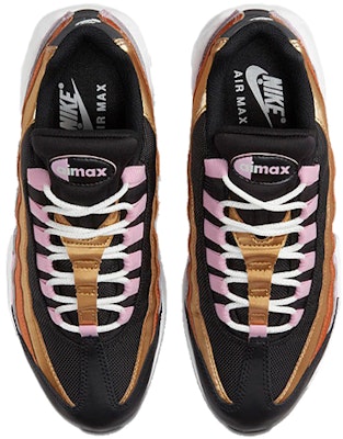 (W) Nike Air Max 95 Hitam/Emas/Merah Jambu CU8080-800 Shop (W) Nike Air Max 95 Hitam/Emas/Merah Jambu CU8080-800