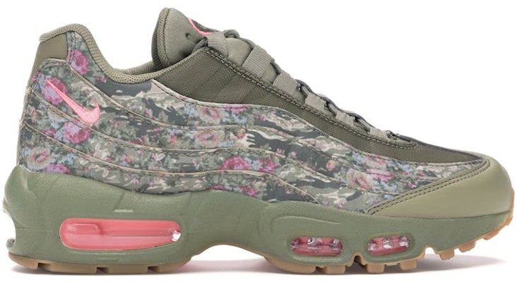(W) Nike Air Max 95 Floral Neutral Olive Wanita Pria Sneakers Indonesia AQ6385-200 Buy (W) Nike Air Max 95 Floral Neutral Olive Wanita Pria Sneakers Indonesia AQ6385-200
