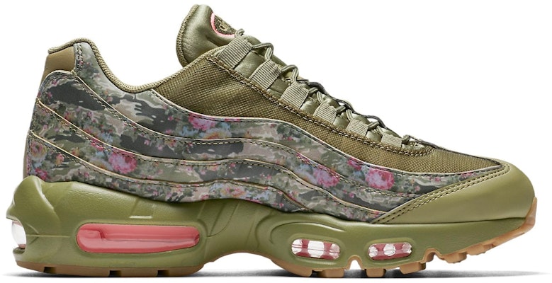 (Women) Nike Air Max 95 Floral Neutral Olive AQ6385-200 Order (Women) Nike Air Max 95 Floral Neutral Olive AQ6385-200
