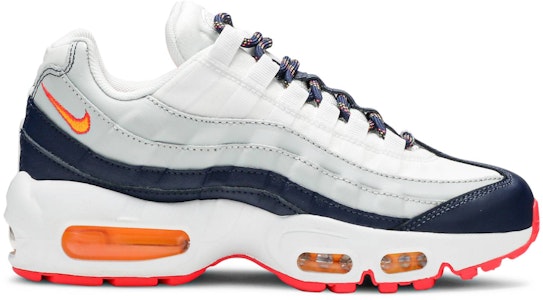 (W) Nike Air Max 95 Azul Medianoche Platino Puro Naranja Láser 307960-405 Buy (W) Nike Air Max 95 Azul Medianoche Platino Puro Naranja Láser 307960-405