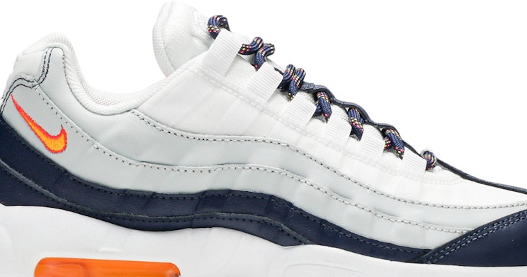Navy blue and orange air max sales
