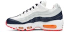Lookbook (Wanita) Nike Air Max 95 Midnight Navy Pure Platinum Laser Orange 307960-405