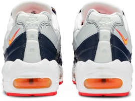 (W) Nike Air Max 95 Midnight Navy Pure Platinum Laser Orange Pria/Wanita 307960-405 Details for (W) Nike Air Max 95 Midnight Navy Pure Platinum Laser Orange Pria/Wanita 307960-405