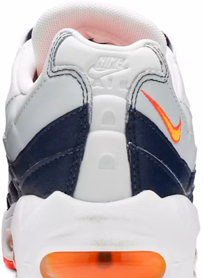 Women Nike Air Max 95 Midnight Navy Pure Platinum Laser Orange