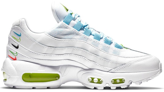 Nike Air Max 95 “Worldwide” 串標 低幫 跑步鞋 女款 白藍綠 Order Nike Air Max 95 “Worldwide” 串標 低幫 跑步鞋 女款 白藍綠