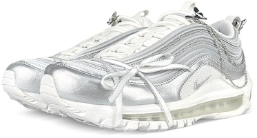 【定制球鞋】 Nike Air Max 97 禮盒 復古 千禧Y2K 芭蕾 蝴蝶 綁帶 耐磨防滑 低幫 跑步鞋 女款 灰白銀 Shop 【定制球鞋】 Nike Air Max 97 禮盒 復古 千禧Y2K 芭蕾 蝴蝶 綁帶 耐磨防滑 低幫 跑步鞋 女款 灰白銀