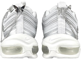 【定制球鞋】 Nike Air Max 97 禮盒 復古 千禧Y2K 芭蕾 蝴蝶 綁帶 耐磨防滑 低幫 跑步鞋 女款 灰白銀 Details for 【定制球鞋】 Nike Air Max 97 禮盒 復古 千禧Y2K 芭蕾 蝴蝶 綁帶 耐磨防滑 低幫 跑步鞋 女款 灰白銀
