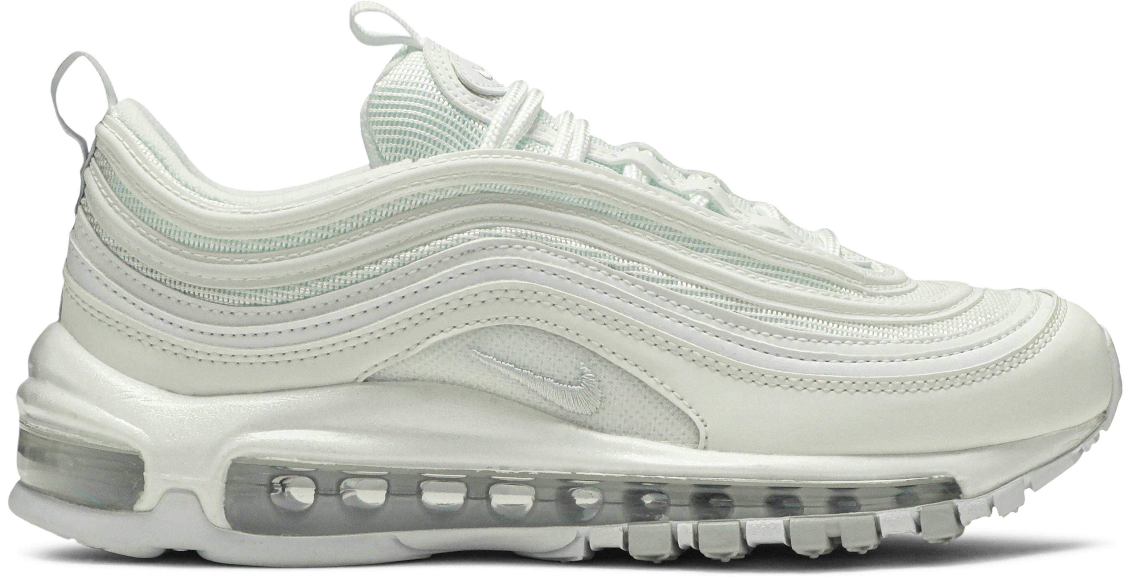 Nike 97 platinum best sale white