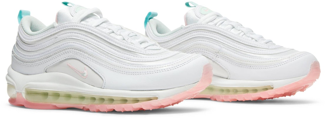 White pink and green air max 97 online