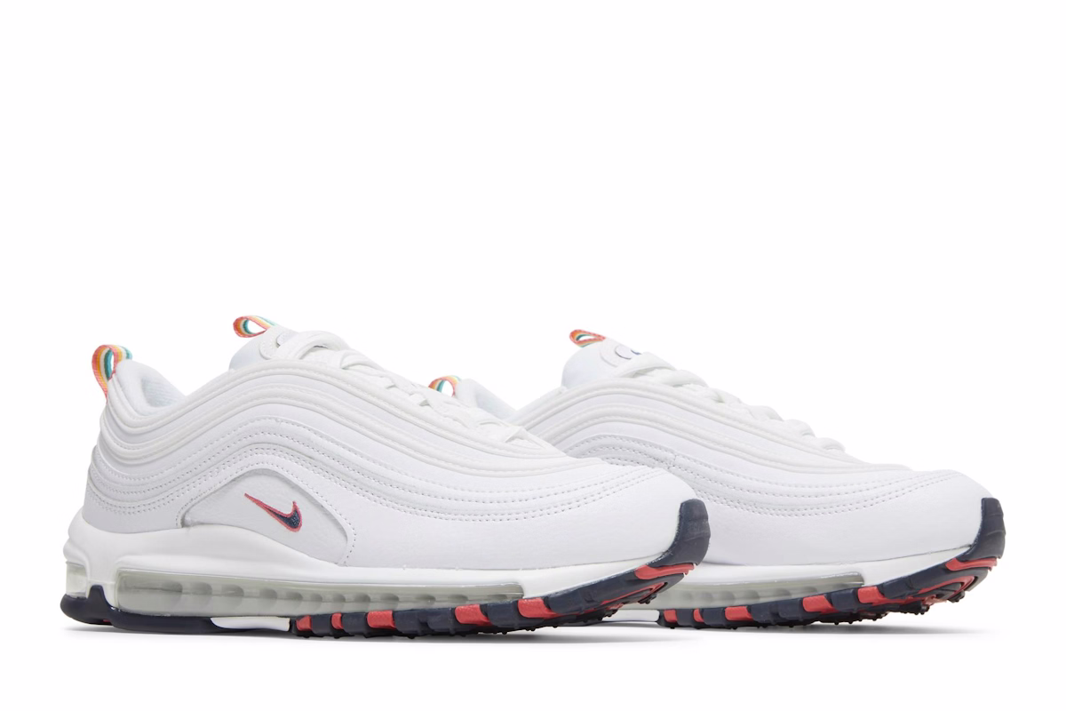 (Women) Nike Air Max 97 'White Multi Color Pull Tabs' DH1592-100