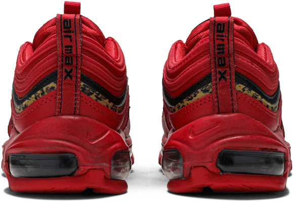 All red air max 97 with leopard print hotsell