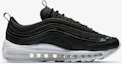 Sizing (W) ナイキ エア マックス 97 プレミアム 黒白 (Nike Ea Maks 97 Puremiamu KuroShiro) 917646-001