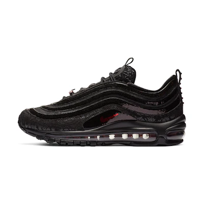 (W) Nike Air Max 97 Black Sequin Black/Red