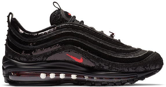 (W) Nike Air Max 97 Hitam Sequin Hitam/Merah DC1709-060 Order (W) Nike Air Max 97 Hitam Sequin Hitam/Merah DC1709-060