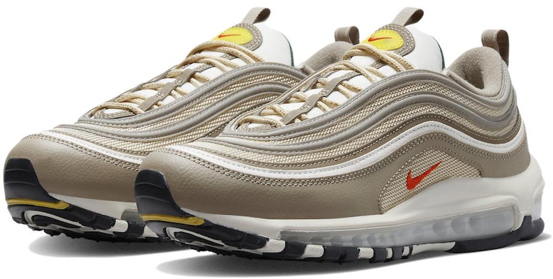 (女款)Nike Air Max 97 SE '卡其色/紅辣椒-芝麻-帆白' FD0357-247 Lookbook (女款)Nike Air Max 97 SE '卡其色/紅辣椒-芝麻-帆白' FD0357-247