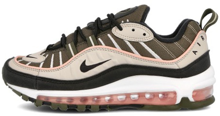 (Women) Nike Air Max 98 'Cargo Khaki Coral' AH6799-301 Buy (Women) Nike Air Max 98 'Cargo Khaki Coral' AH6799-301