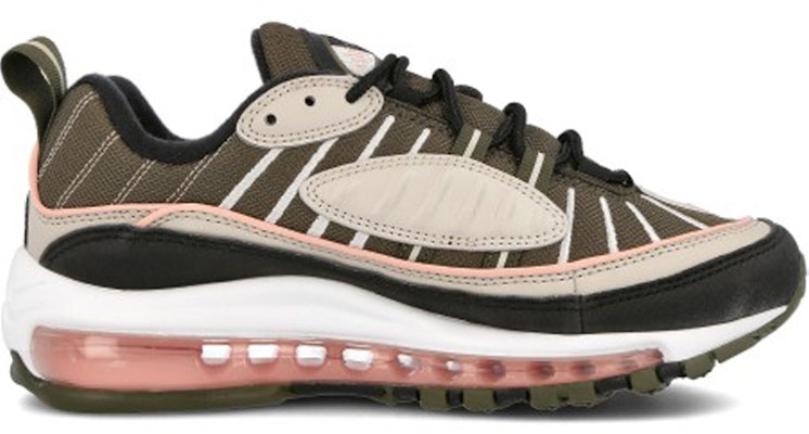 (Women) Nike Air Max 98 'Cargo Khaki Coral' AH6799-301 Order (Women) Nike Air Max 98 'Cargo Khaki Coral' AH6799-301