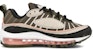 (W) Nike Air Max 98 'Cargo Khaki Coral' Lelaki Wanita Sneakers AH6799-301