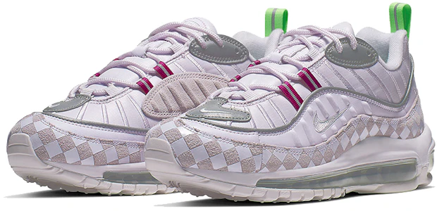 (W) Nike Air Max 98 'Pink Checkboard' Wanita Lelaki Sneakers Retro CJ9702-500 Lookbook (W) Nike Air Max 98 'Pink Checkboard' Wanita Lelaki Sneakers Retro CJ9702-500