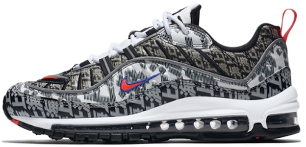 (W) Nike Air Max 98 - Shanghai Marathon (Eksklusif China) 'Hitam Putih Kelabu' BV6956-106 Buy (W) Nike Air Max 98 - Shanghai Marathon (Eksklusif China) 'Hitam Putih Kelabu' BV6956-106