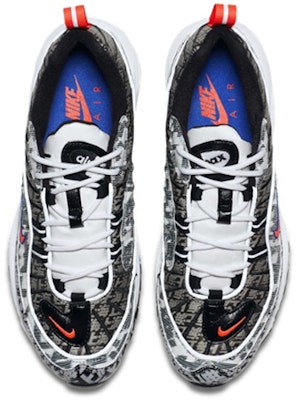 (Women) Nike Air Max 98 - Shanghai Marathon (China Exclusive) 'Black White Gray' BV6956-106 Lookbook (Women) Nike Air Max 98 - Shanghai Marathon (China Exclusive) 'Black White Gray' BV6956-106