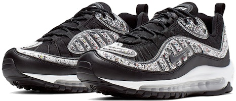 Nike Air Max 98 低筒 跑步鞋 女款 黑灰 Lookbook Nike Air Max 98 低筒 跑步鞋 女款 黑灰