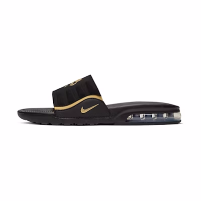 (W) Nike Air Max Camden Slide 'Black Metallic Gold'