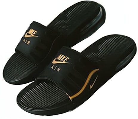 (W) Nike Air Max Camden Slide 'Hitam Emas Metalik' BQ4633-001 Lookbook (W) Nike Air Max Camden Slide 'Hitam Emas Metalik' BQ4633-001