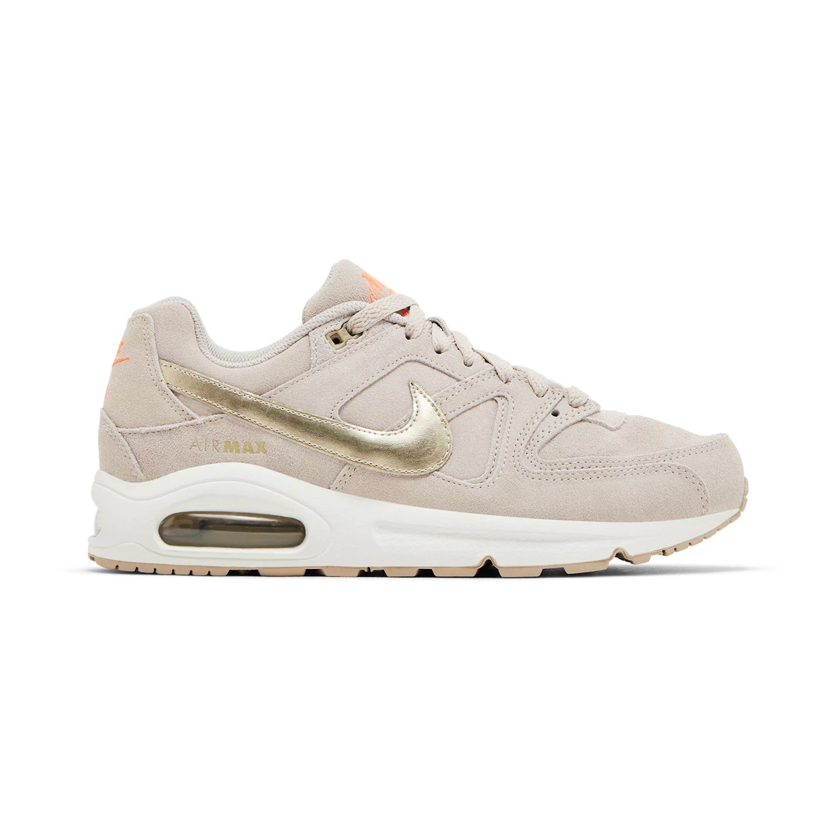 (W) Nike Air Max Command Premium 'String Emas Metalik' 718896-228