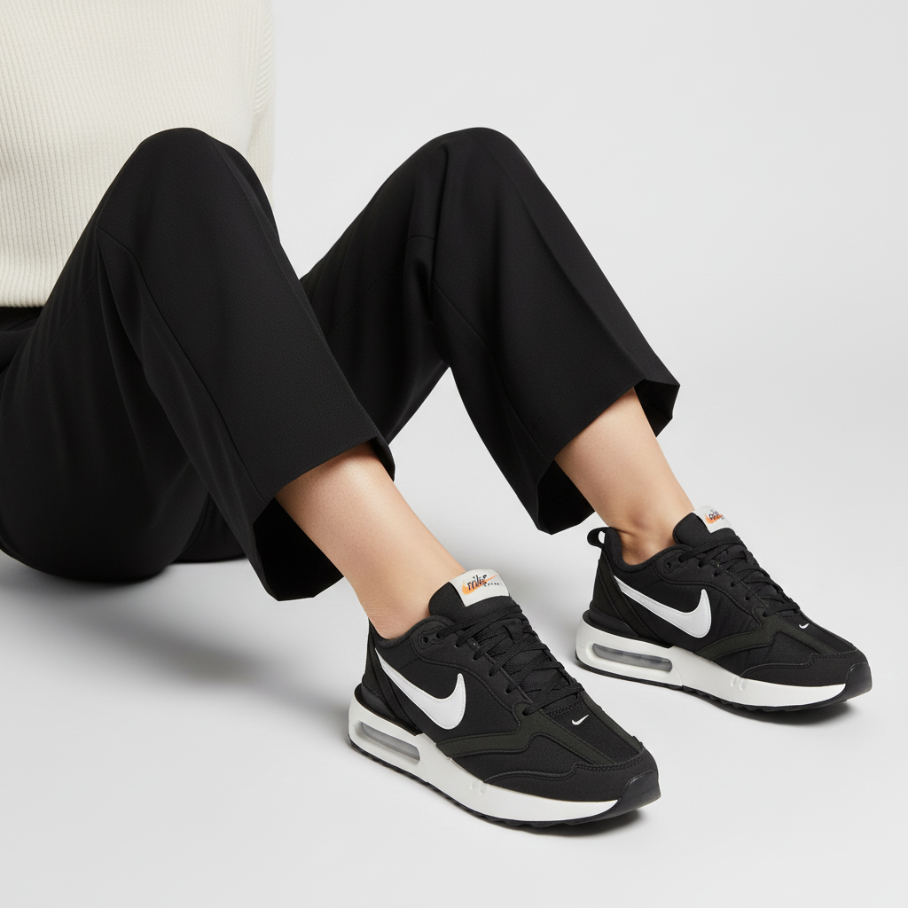 Order (W) 나이키 에어 맥스 던 블랙 서밋 화이트 (Nike Air Max Dawn Black Summit White) DC4068-001