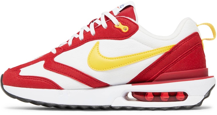 (W) Nike Air Max Dawn 'Rojo Gimnasio y Azufre Vivo' DQ8595-600 Lookbook (W) Nike Air Max Dawn 'Rojo Gimnasio y Azufre Vivo' DQ8595-600