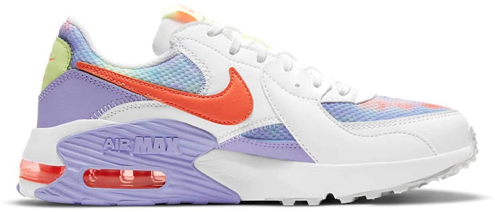 Nike Air Max Excee 運動 復古 低筒 跑步鞋 女款 白紫橘 Order Nike Air Max Excee 運動 復古 低筒 跑步鞋 女款 白紫橘