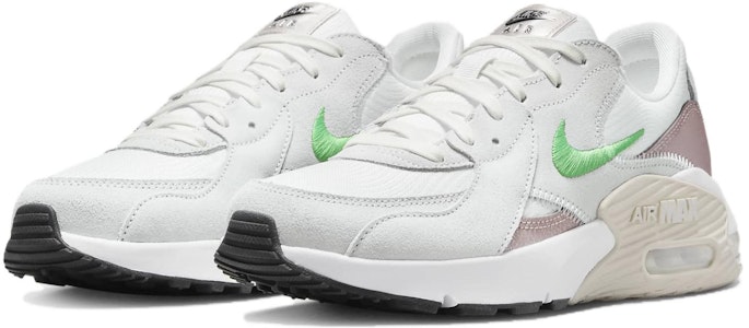 Nike Air Max Exy 舒適休閒 減震防滑耐磨 低筒 生活休閒鞋 女款 白綠 Lookbook Nike Air Max Exy 舒適休閒 減震防滑耐磨 低筒 生活休閒鞋 女款 白綠