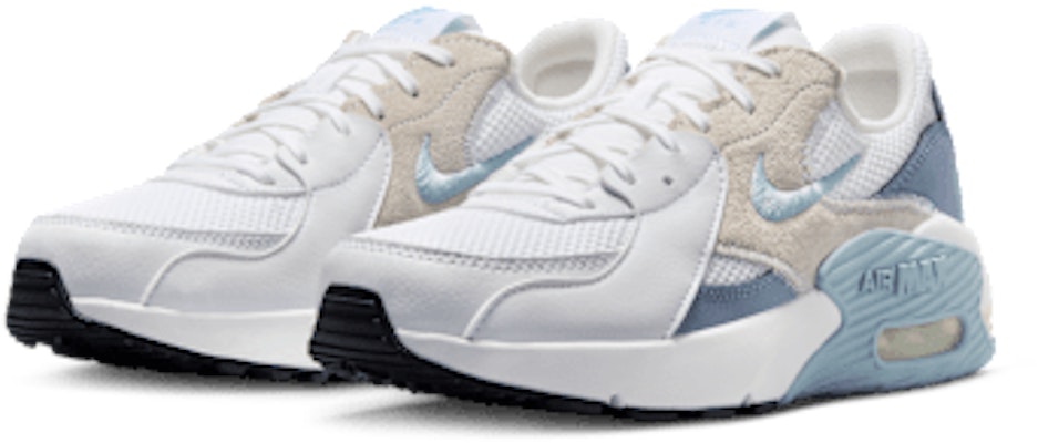 (Women) Nike Air Max Excee White/Ascent Slate/Black/Light Armory Blue CD5432-138 Purchase (Women) Nike Air Max Excee White/Ascent Slate/Black/Light Armory Blue CD5432-138