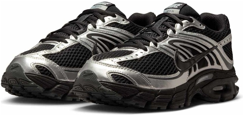 (Women) Nike Air Max Moto 2K 'Black Metallic Silver' HQ2056-007 Lookbook (Women) Nike Air Max Moto 2K 'Black Metallic Silver' HQ2056-007