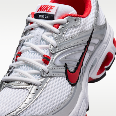 Sizing (Women) Nike Air Max Moto 2K White/Metallic Silver/Black/University Red HQ2056-112
