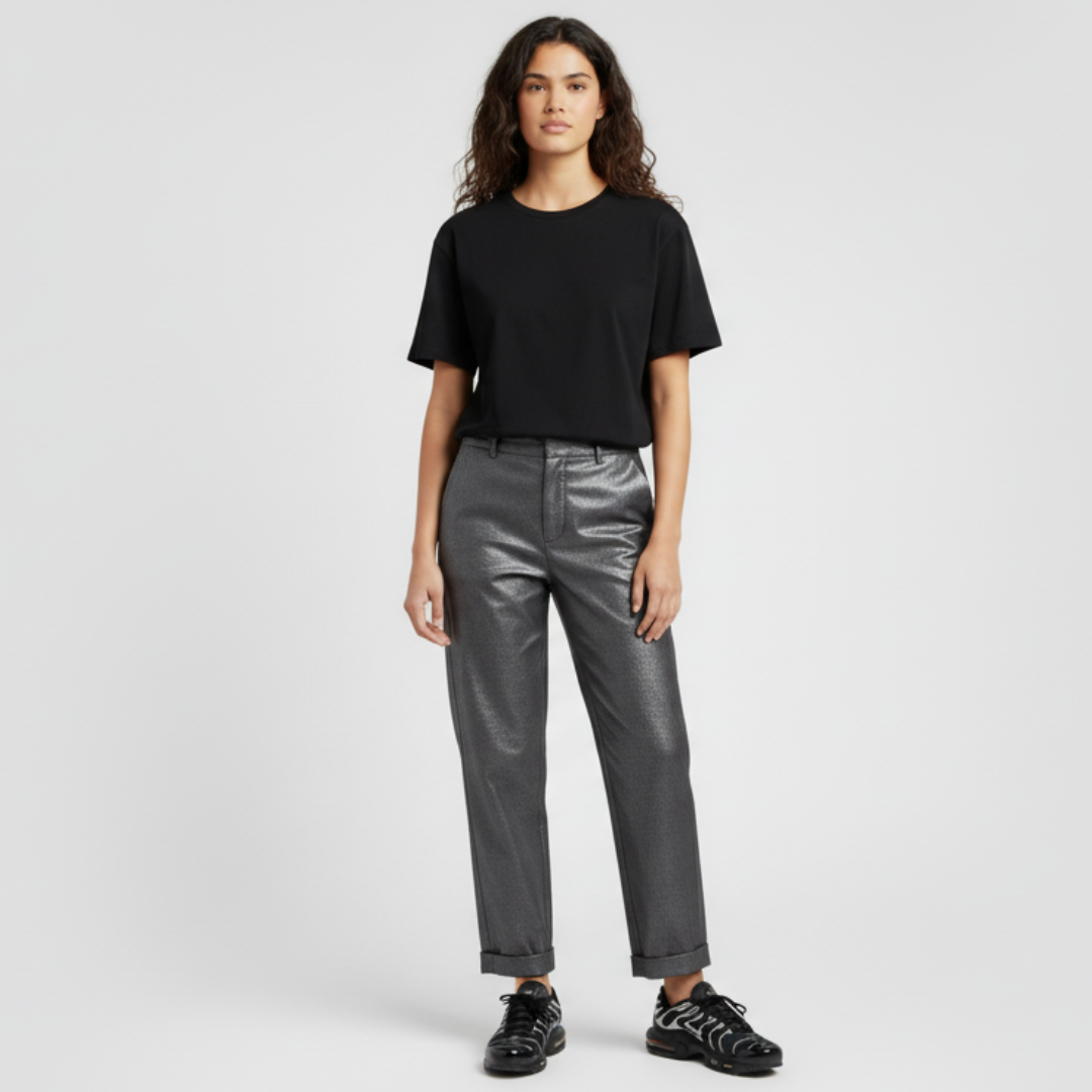 Lookbook (W) (여성용) 나이키 에어 맥스 플러스 '블랙 크롬 실버' HJ9743-001 HJ9743-001