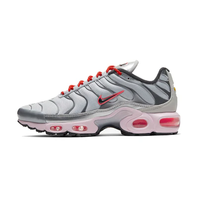 (W) Nike Air Max Plus 'Metallic Silver Bright Crimson'