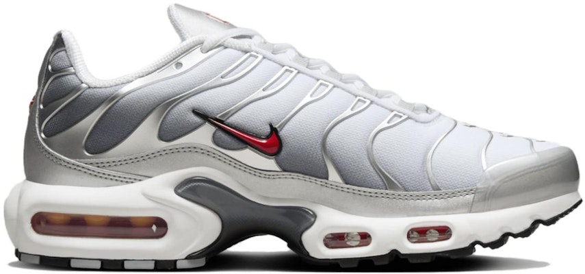 (W) Nike Air Max Plus 'Perak Metalik Merah Universiti' HM9654-001 Order (W) Nike Air Max Plus 'Perak Metalik Merah Universiti' HM9654-001