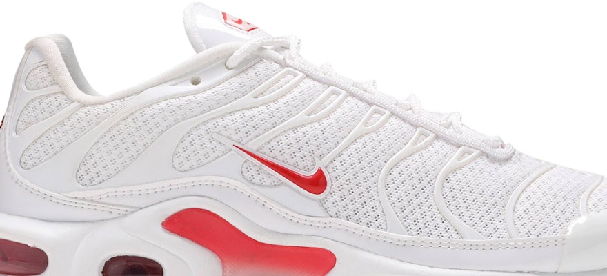 Nike Air Max Plus 低筒 跑步鞋 男女同款 紅白 Order Nike Air Max Plus 低筒 跑步鞋 男女同款 紅白