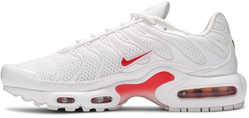 Nike Air Max Plus 低筒 跑步鞋 男女同款 紅白 Lookbook Nike Air Max Plus 低筒 跑步鞋 男女同款 紅白