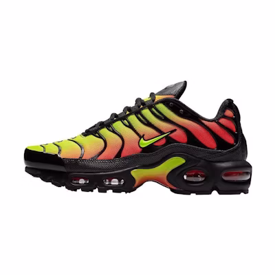 (W) Nike Air Max Plus Black Volt Solar Red