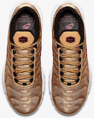 (W) Nike Air Max Plus QS 'Emas Metalik' 887092-700 Details for (W) Nike Air Max Plus QS 'Emas Metalik' 887092-700